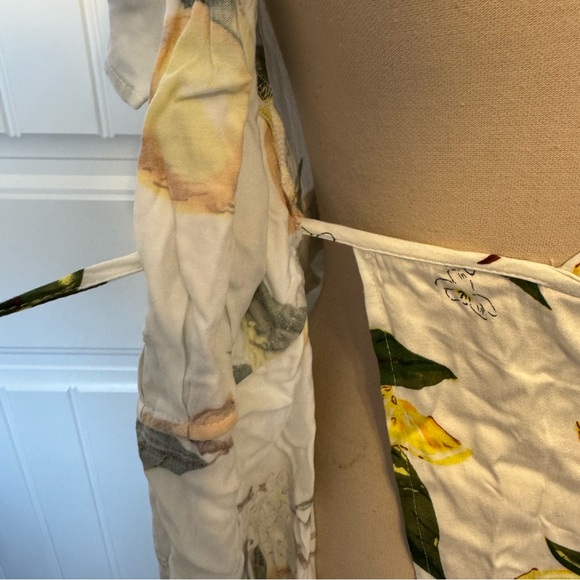 Lulus A La Tart White and Yellow Lemon Print Wrap Dress - Picture 5 of 8